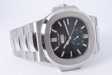 PATEK PHILIPPE NEW 2021 NAUTILUS BLUE DIAL ANNUAL CALENDAR MOON PHASE 5726/1A BOX & PAPERS $129,500