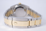 ROLEX TURN-O-GRAPH TWO TONE BLACK DIAL JAPAN LIMITED EDITION 116263 BOX & PAPERS