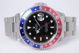 ROLEX 2006 GMT MASTER II PEPSI 16710 BOX & PAPERS