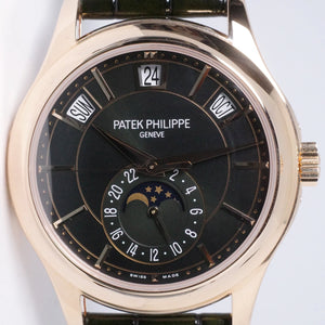 PATEK PHILIPPE NEW 2025 ROSE GOLD ANNUAL CALENDAR GREEN DIAL 5205R BOX & PAPERS