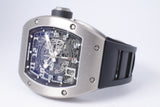 RICHARD MILLE RM010 TITANIUM MINT COMPLETE SET, SERVICE PAPERS, BOX & PAPERS $112,500