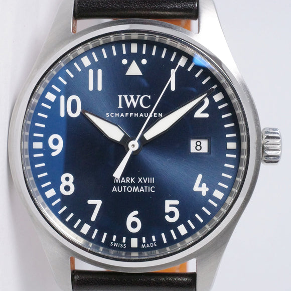 IWC MARK XVIII BLUE DIAL LE PETIT PRINCE EDITION MINT IW327010 BOX & PAPERS $2,975