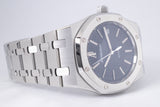 AUDEMARS PIGUET ROYAL OAK STAINLESS STEEL, PLATINUM BEZEL, SOGO & SEIBU ANNIVERSARY LIMITED EDITION 15300ST BOX & PAPERS