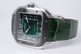 CARTIER 2025 SANTOS GREEN MIDDLE EAST LIMITED EDITION WSSA0055 BOX & PAPERS