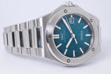 IWC 2023 INGENIEUR 40 GREEN DIAL STAINLESS STEEL AUTOMATIC IW328903 BOX & PAPERS $8,700