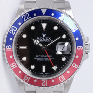 ROLEX 2006 GMT MASTER II PEPSI 16710 BOX & PAPERS