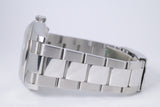 ROLEX 2006 DATEJUST 36 BLACK ROMAN NUMERAL DIAL SMOOTH BEZEL, OYSTER BRACELET 116200 BOX & PAPERS $6,500