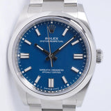 ROLEX NEW 2026 OYSTER PERPETUAL 36 MED BLUE DIAL 126000 BOX & PAPERS $9,800