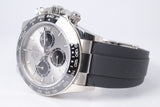 ROLEX NEW 2026 WHITE GOLD DAYTONA OYSTER FLEX SILVER DIAL "GHOST" 126519LN BOX & PAPER