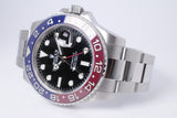 ROLEX 2021 STAINLESS STEEL CERAMIC GMT MASTER II BLUE & RED PEPSI OYSTER BRACELET 126710 BOX & PAPERS $17,975