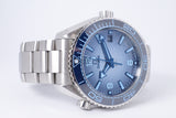 OMEGA 2024 SEAMASTER PLANET OCEAN 600M 75TH ANNIVERSARY BLUE BOX & PAPERS