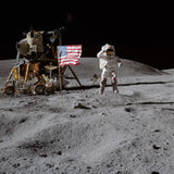 OMEGA SPEEDMASTER PROFESSIONAL MOONWATCH SAPPHIRE SANDWICH SIGNED BY ASTRONAUT CHARLIE DUKE BOX & PAPERS $8,500