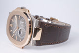 PATEK PHILIPPE 2011 NOS NEW UNWORN WHITE & ROSE GOLD NAUTILUS POWER RESERVE MOONPHASE  5712GR BOX & PAPERS $79,975
