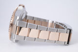 ROLEX 2024 TWO TONE GMT MASTER II ROSE GOLD & STEEL ROOT BEER 126711 BOX & PAPERS