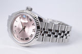 ROLEX NEW 2025 LADIES DATEJUST 28 PINK ROMAN DIAL 279174 BOX & PAPERS