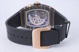 RICHARD MILLE 2023 RM037 BLACK NTPT & ROSE GOLD & CARBON, ONYX DIAMOND DIAL BOX & PAPERS