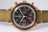 OMEGA 1990 RARE ROSE GOLD 38mm SPEEDMASTER REDUCED, UNPOLISHED 3613.50.20 BOX & PAPERS (Available at Phillip's Auction)