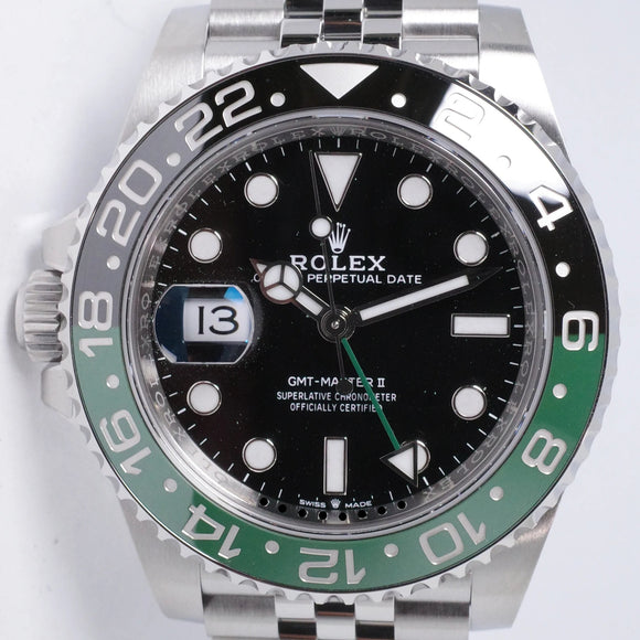 ROLEX NEW 2023 STAINLESS STEEL GMT MASTER II 