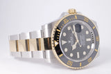 ROLEX 2023 41mm SUBMARINER TWO TONE BLACK DIAL 126613 BOX & PAPERS