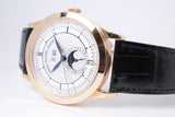 PATEK PHILLIPPE ROSE GOLD ANNUAL CALENDAR CALATRAVA SECTOR DIAL 5396R BOX & PAPERS