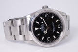 ROLEX EXPLORER I RARE DIVER EXTENSION/ MOUNTAINEER CLASP 14270 UNPOLISHED BOX PAPERS $7,500