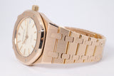 AUDEMARS PIGUET 36mm ROSE GOLD ROYAL OAK AUTOMATIC 14790OR BOX & PAPERS