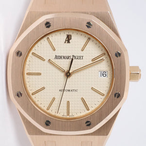 AUDEMARS PIGUET 36mm ROSE GOLD ROYAL OAK AUTOMATIC 14790OR BOX & PAPERS