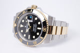 ROLEX 2023 NEW 41mm SUBMARINER TWO TONE BLACK DIAL 126613 BOX & PAPERS