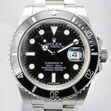 ROLEX SUBMARINER STAINLESS STEEL CERAMIC BEZEL 116610