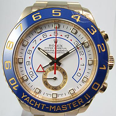 ROLEX YACHTMASTER II YELLOW GOLD MINT BOX AND PAPERS 116688