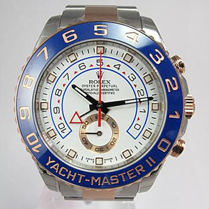 ROLEX YACHTMASTER II TWO TONE ROSE GOLD AND STAINLESS STEEL 116681