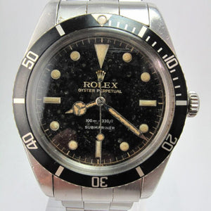 ROLEX 1958 JAMES BOND ROLEX SUBMARINER CHAPTER RING TWO COLOR GILT DIAL