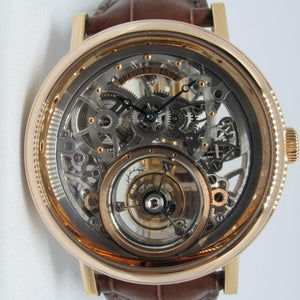 BREGUET ROSE GOLD MESSIDOR SKELETON TOURBILLON MINT BOX & PAPERS 5335BR/42/9W6