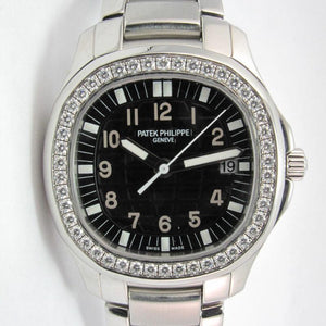 PATEK PHILIPPE LADIES AQUANAUT LUCE WITH DIAMOND BEZEL 5087/1A-001