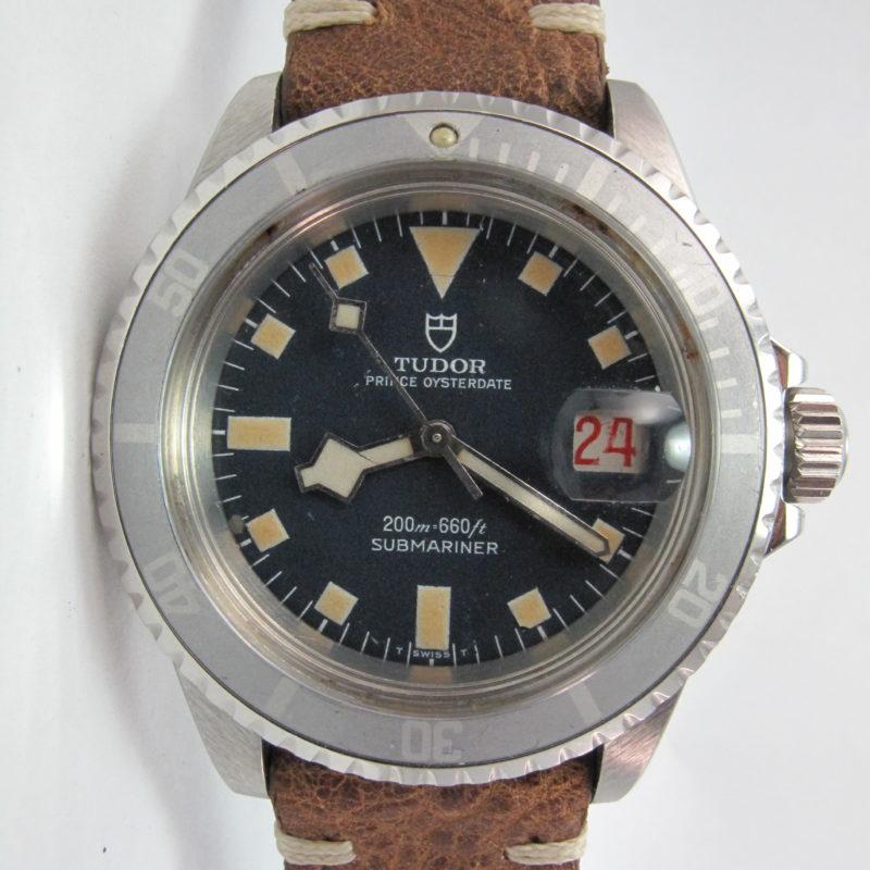 TUDOR 1968 BLUE SNOWFLAKE SUBMARINER DATE NICE PATINA