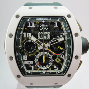 RICHARD MILLE RM11-02 LE MANS CLASSIC WHITE CERAMIC NEW & UNWORN BOX PAPERS