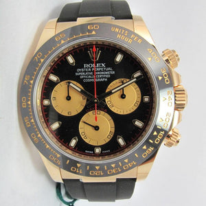 ROLEX YELLOW GOLD DAYTONA COSMOGRAPH CERAMIC OYSTERFLEX BOX & PAPERS 116518LN