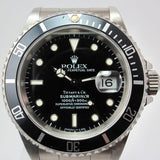 ROLEX 1991 TIFFANY & CO. SUBMARINER UNPOLISHED COMPLETELY ORIGINAL 16610