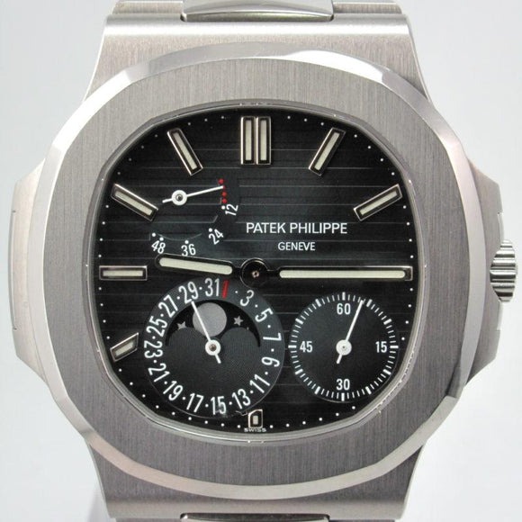 PATEK PHILIPPE NAUTILUS POWER RESERVE MOONPHASE MINT BOX & PAPERS 5712/1A