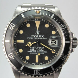 ROLEX 1972 VINTAGE SUBMARINER DATE 1680 BEAUTIFUL MATCHING PATINA