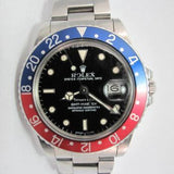 ROLEX 1986 ORIGINAL & UNPOLISHED TIFFANY GMT PEPSI 16750 (SOLD)