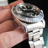 ROLEX 1970 RED SUBMARINER 1680 MK IV UNPOLISHED FADED GHOST INSERT BEAUTIFUL PATINA BOX & PAPERS
