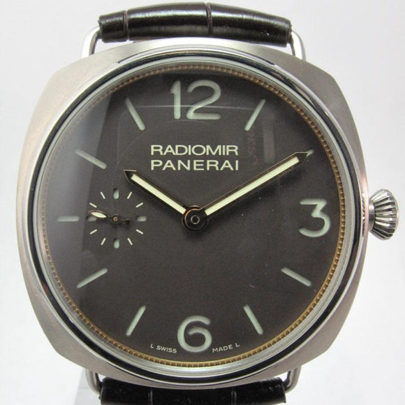 PANERAI TITANIUM TOBACCO DIAL MINERVA MOVEMENT LIMITED EDITION OF