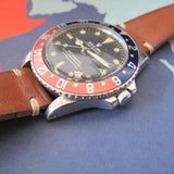 ROLEX 1970 VINTAGE GMT MASTER MARK I LONG E DIAL WITH PATINA 1675