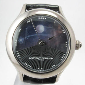 LAURENT FERRIER WHITE GOLD GALET SECRET TOURBILLON PAINTED ENAMEL DIAL