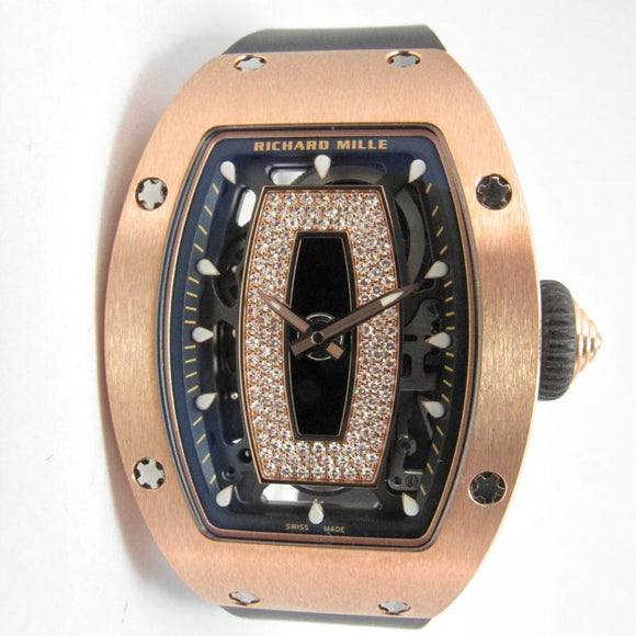 RICHARD MILLE LADY'S ROSE GOLD OPAL AND DIAMOND DIAL RM07-01