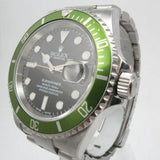 ROLEX GREEN SUBMARINER “KERMIT” MK1 DIAL FLAT 4 BEZEL Y SERIAL BOX & PAPERS 16610V 16610LV