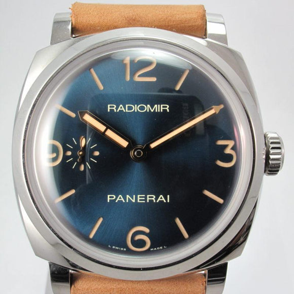 PANERAI 1940 47MM RADIOMIR STAINLESS STEEL BLUE DIAL PAM 690