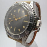 TUDOR 1963 VINTAGE SUBMARINER GILT CHAPTER RING UNDERLINE DIAL 7928