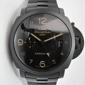 PANERAI PAM 438 TUTTONERO 1950 CERAMICA GMT MINT BOX & PAPERS